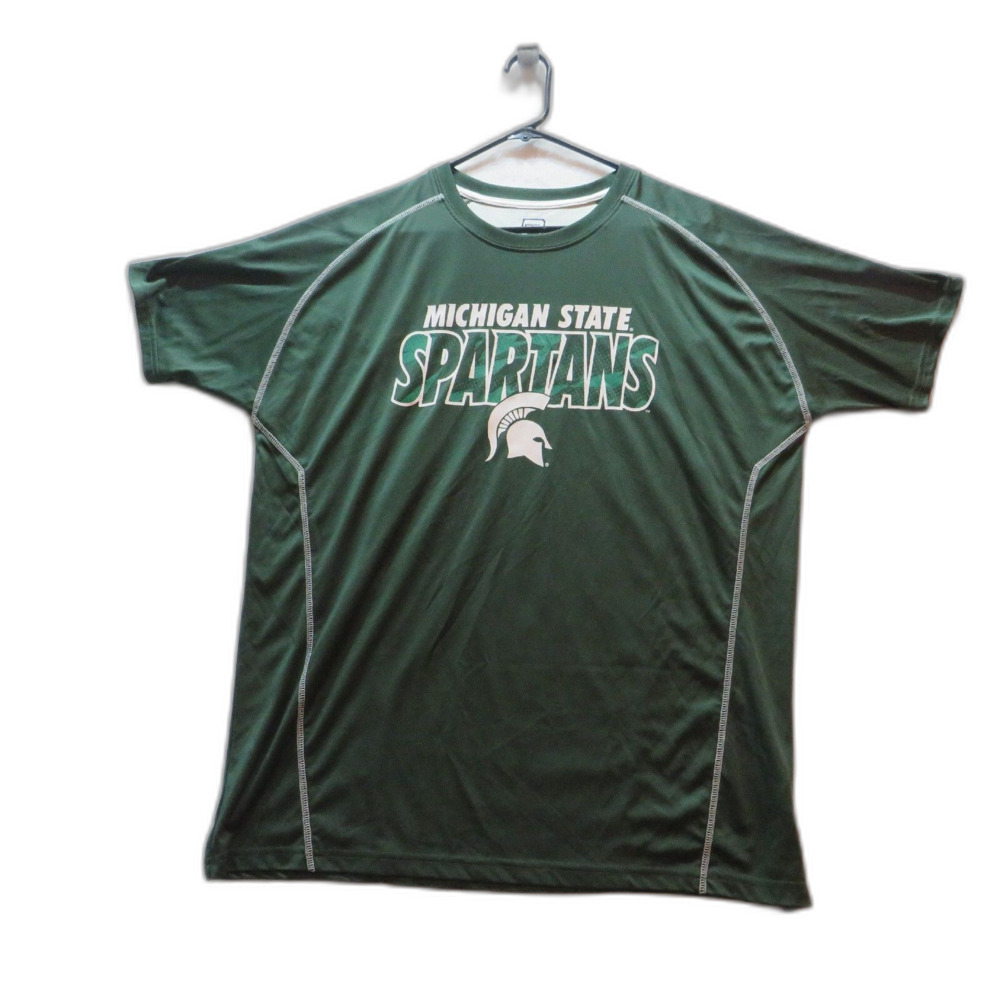Michigan State Spartans Proedge Short Sleeve Shirt Size XL Green